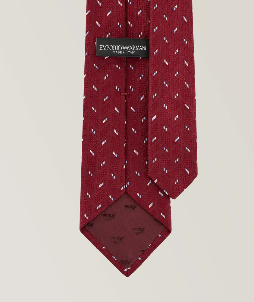 Neat Pattern Silk Tie