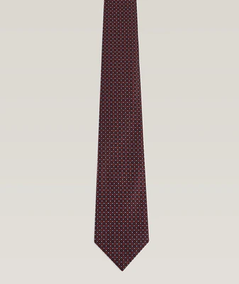 Neat Pattern Chevron Silk Jacquard Tie