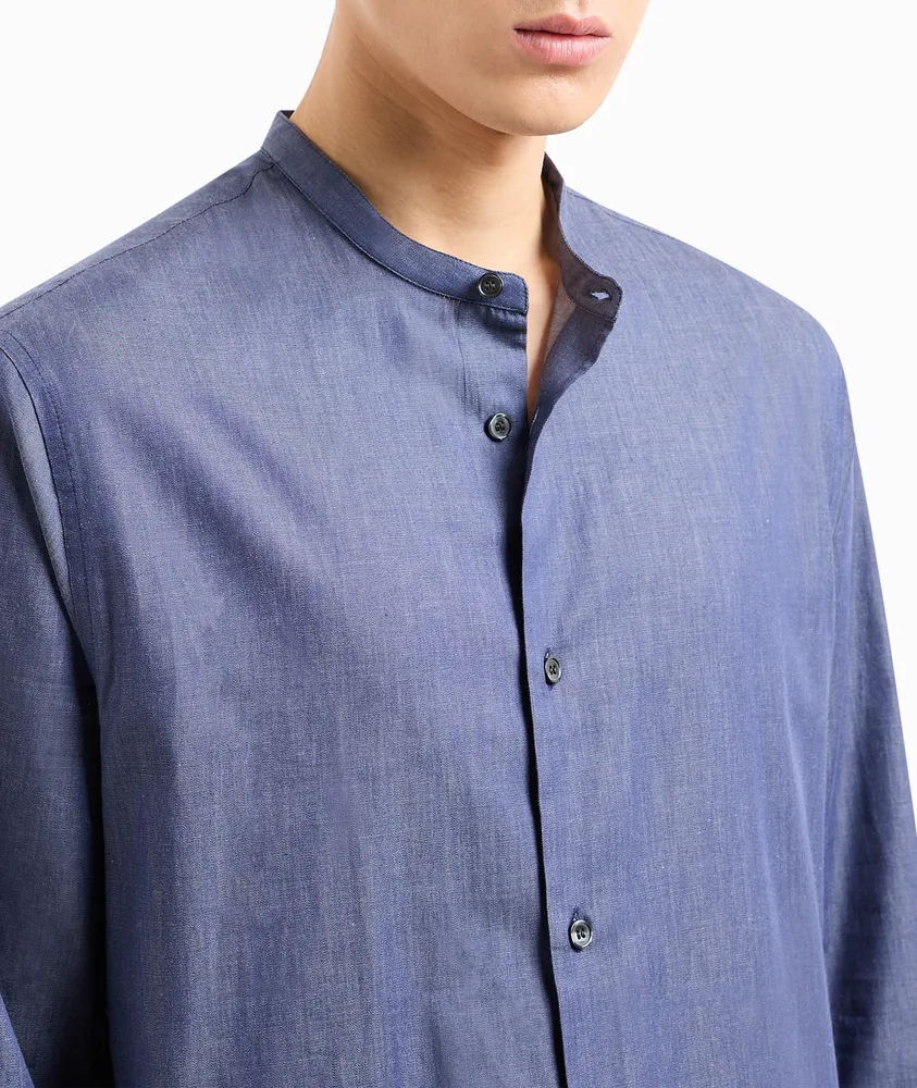 Chambray Cotton Sport Shirt