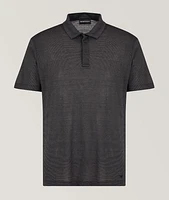 Textured Jersey Polo