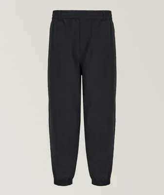 Seersucker Nylon Trousers