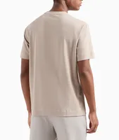 Textured Stitch Cotton T-Shirt