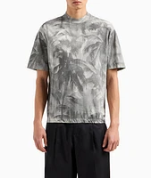 Palm Tree Cotton Jersey T-Shirt