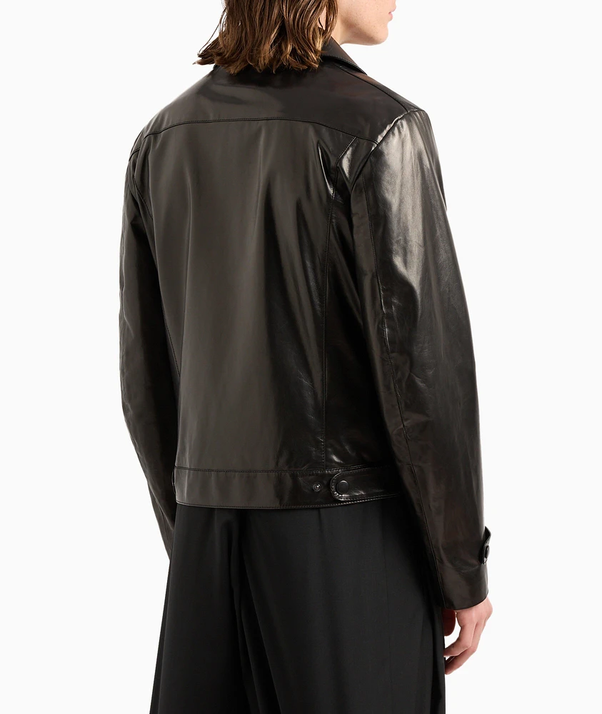 Nappa Leather Biker Jacket