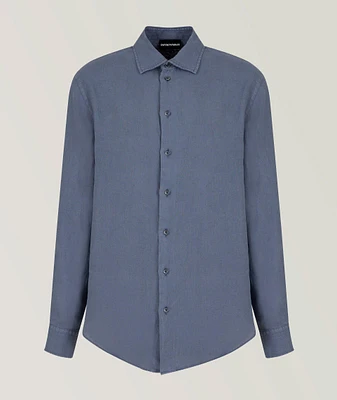 Garment-Dyed Linen Sport Shirt
