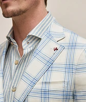 Capri Plaid Wool, Cashmere & Silk Sport Jacket