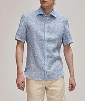 Floral Linen Sport Shirt