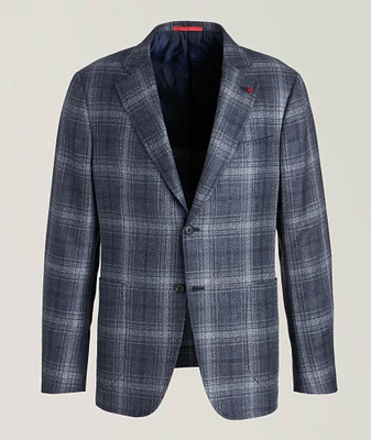 Capri Plaid Wool, Silk & Linen Sport Jacket