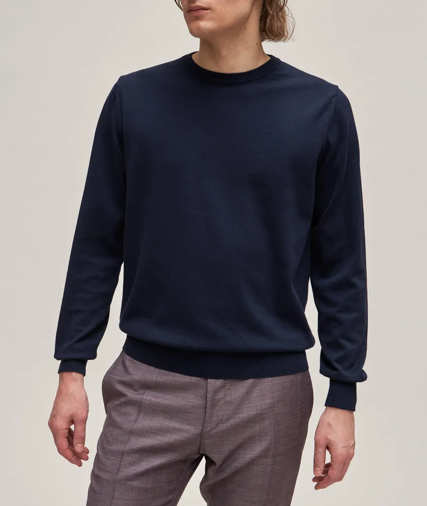 Cotton Crewneck Sweater