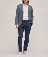 Micro Twill Stretch-Cotton Pants