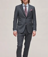 Regular-Fit Shadow Check Wool Suit