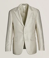 Tonal Jacquard Tuxedo Jacket