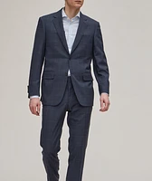 Black Edition Large Check Stretch-Wool Suit