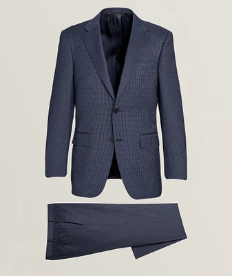 Black Edition Miniature Houndstooth Stretch-Wool Suit