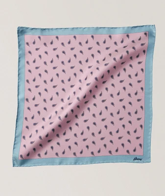 Paisley Hand Rolled Silk Handkerchief