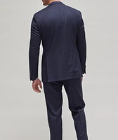 Cosmo Stripe Stretch-Wool Suit