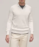 Ribbed Cotton Polo