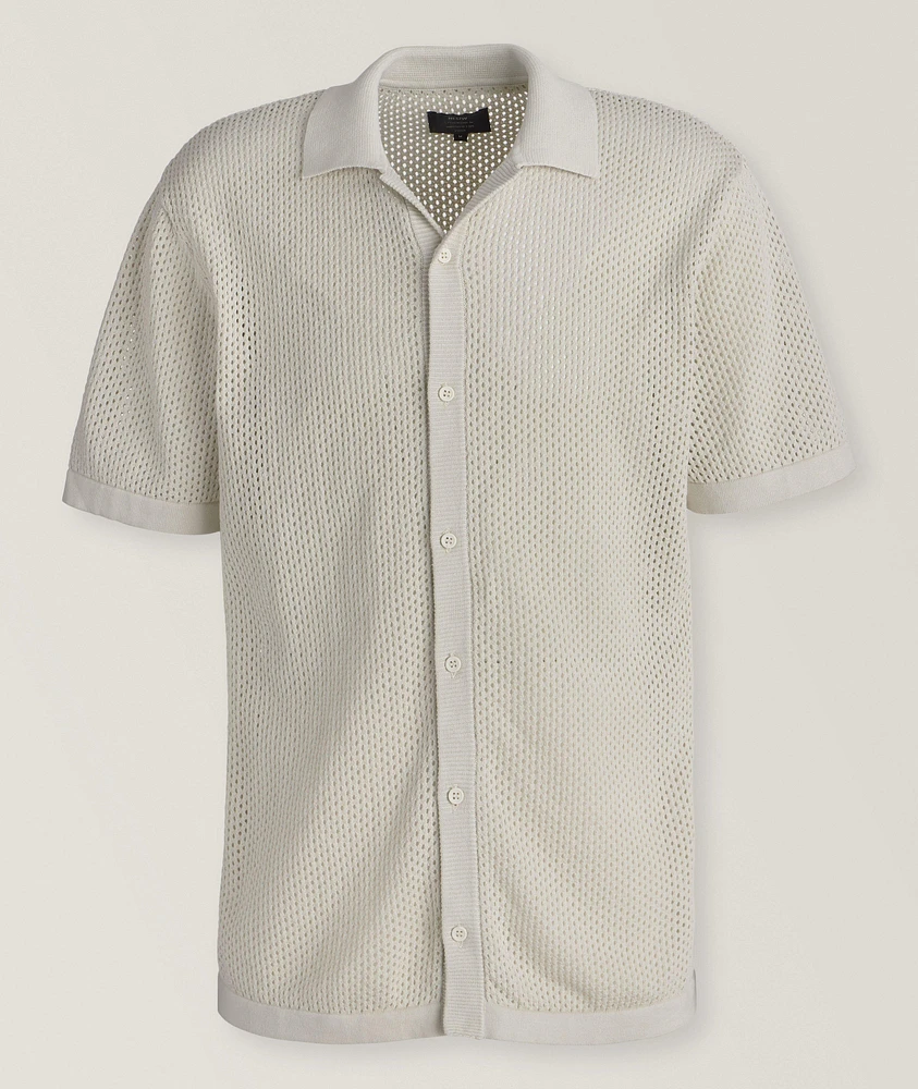 Cohen Open Knit Cotton Shirt