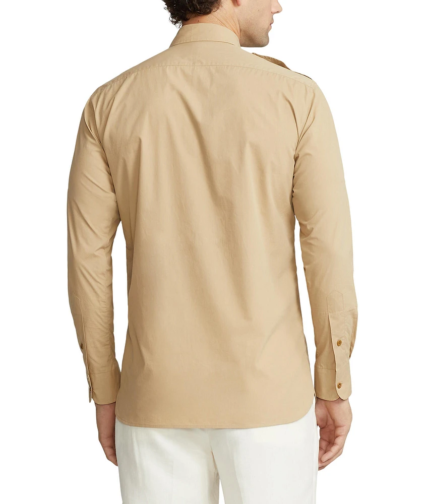 Asford Brushed Poplin Cotton Sport Shirt