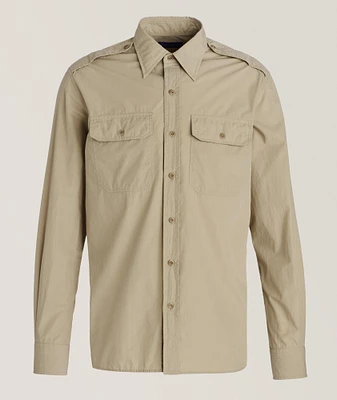 Asford Brushed Poplin Cotton Sport Shirt