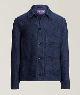 Burnham Hand-Tailored Linen-Silk Sport Jacket