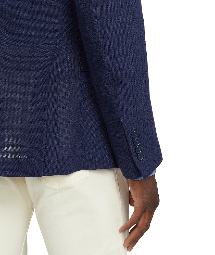 Textured Open Weave Sport Jacket