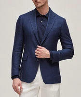 Textured Open Weave Sport Jacket