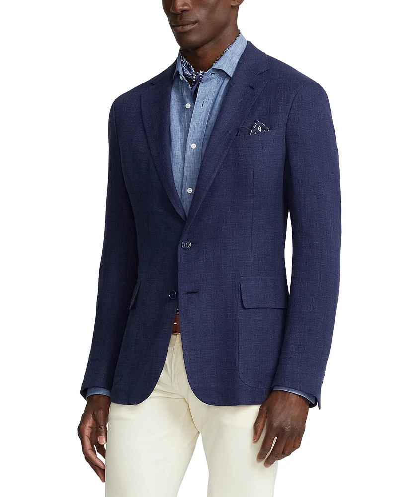 Textured Open Weave Sport Jacket