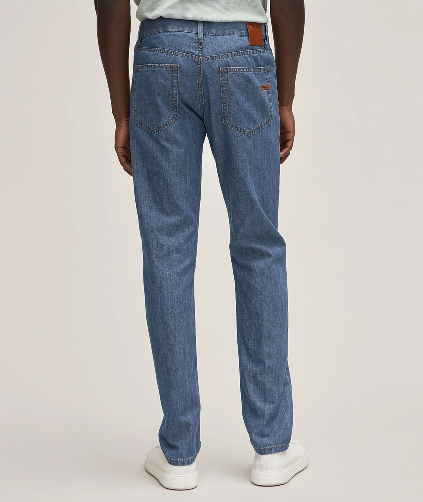 City Cotton-Linen Jeans