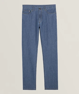City Cotton-Linen Jeans