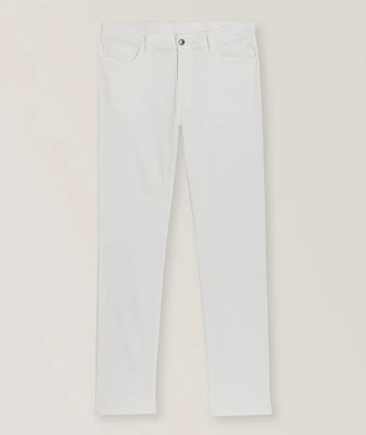 Stretch-Linen & Cotton Roccia Jeans