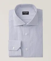 Trofeo Comfort Finely Striped Dress Shirt