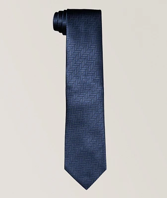 Herringbone Silk Tie 
