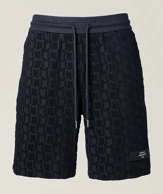 Archive Collection Textured All-Over Monogram Shorts