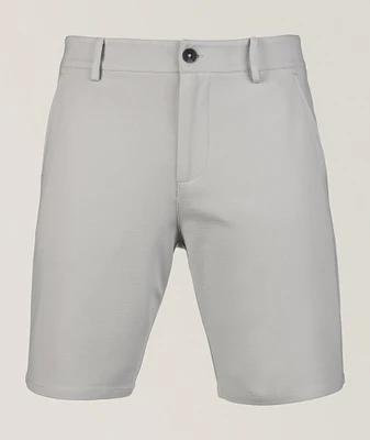 Stretch-Viscose Blend Shorts