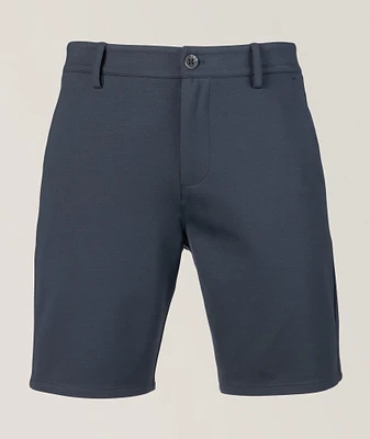 Stretch-Viscose Blend Shorts