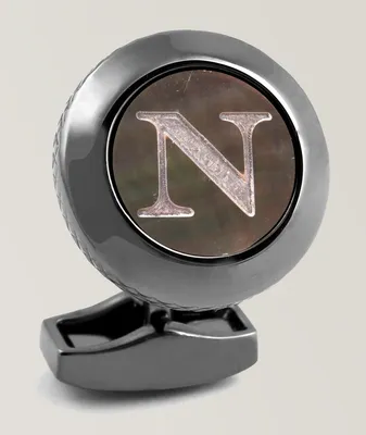 'N' Engraved Personal Letter Cufflink