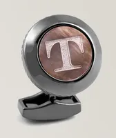 'T' Engraved Personal Letter Cufflink