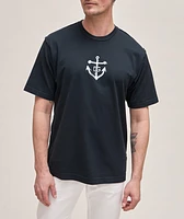 Marina Collection Anchor Print T-Shirt