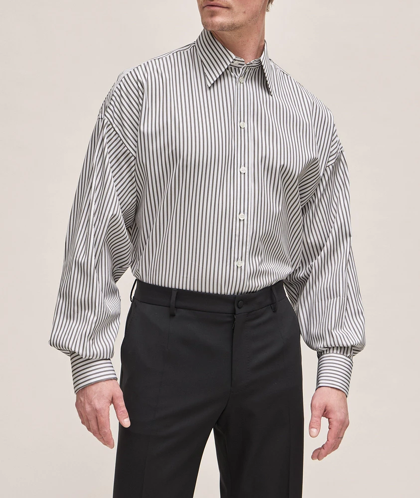 Stile Collection Striped Cotton Sport Shirt