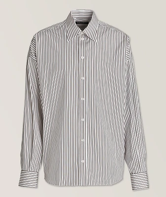 Stile Collection Striped Cotton Sport Shirt