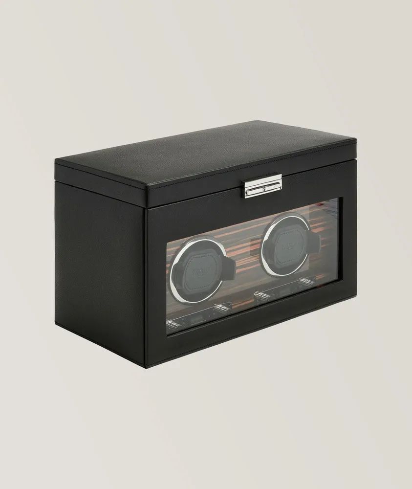 Roadster Double Watch Winder With Storage