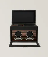 Roadster Double Watch Winder With Storage