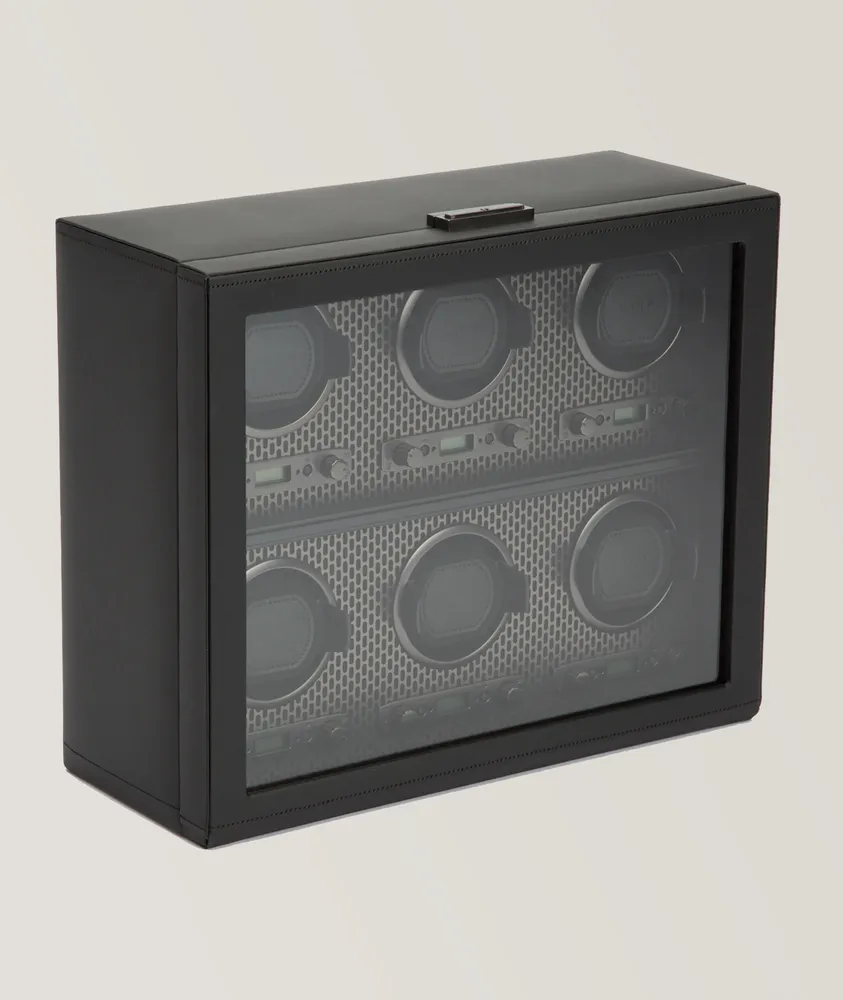 Axis Six Piece Watch Winder With Storage
