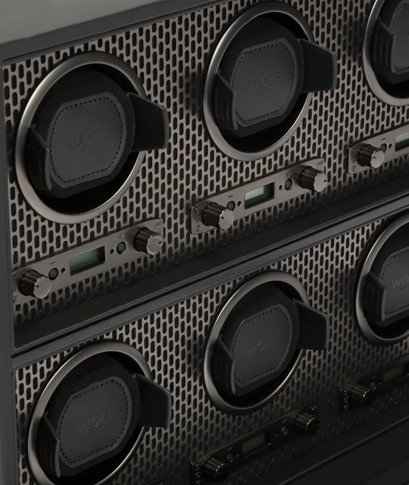 Axis Six Piece Watch Winder With Storage
