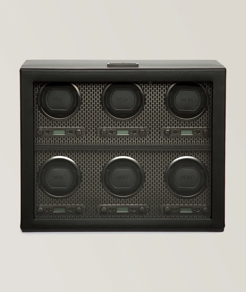 Axis Six Piece Watch Winder With Storage