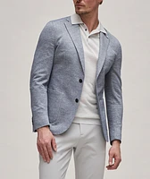 Jersey Linen-Cotton Sport Jacket