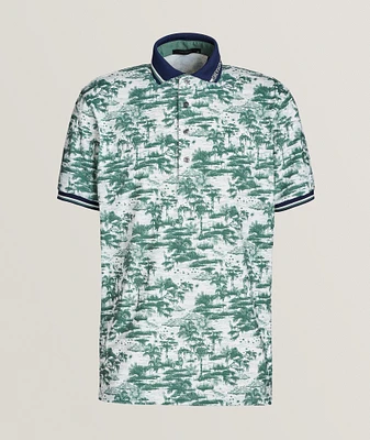 Mystic Pattern Technical Fabric Polo