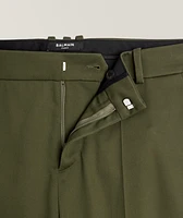 Weighted Cotton Cuffed Pants