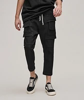 Stretch-Cotton Blend Cargo Pants